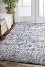 Load image into Gallery viewer, Evoke Frost Blue Transitional Rug