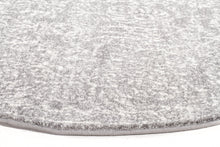 Load image into Gallery viewer, Evoke Homage Grey Transitional Round Rug