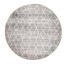 Load image into Gallery viewer, Evoke Remy Silver Transitional Round Rug
