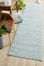 Load image into Gallery viewer, Evoke Depth Blue Transitional Runner Rug