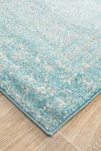 Load image into Gallery viewer, Evoke Depth Blue Transitional Runner Rug