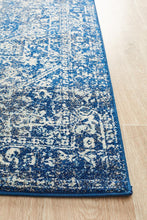 Load image into Gallery viewer, Evoke Artist Navy Transitional Runner Rug