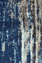 Load image into Gallery viewer, Evoke Transpose Blue Transitional Runner Rug