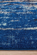 Load image into Gallery viewer, Evoke Transpose Blue Transitional Rug