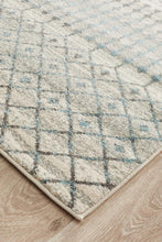 Load image into Gallery viewer, Evoke Slate White Transitional Runner Rug