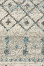 Load image into Gallery viewer, Evoke Slate White Transitional Runner Rug