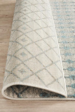 Load image into Gallery viewer, Evoke Slate White Transitional Runner Rug