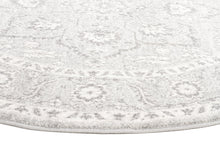 Load image into Gallery viewer, Evoke Silver Flower Transitional Round Rug