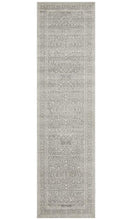 Load image into Gallery viewer, Evoke Silver Flower Transitional Runner Rug