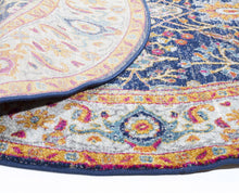Load image into Gallery viewer, Evoke Splash Multi Transitional Round Rug