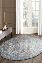 Load image into Gallery viewer, Evoke Duality Silver Transitional Round Rug