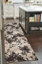 Load image into Gallery viewer, Heirloom Rembrandt Designer Ivory Brown Runner Rug