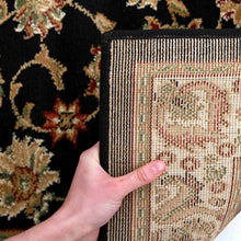 Load image into Gallery viewer, Istanbul Traditional Floral Pattern Runner Rug Black