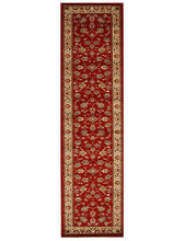 Load image into Gallery viewer, Istanbul Traditional Floral Pattern Runner Rug Red