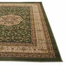 Load image into Gallery viewer, Istanbul Medallion Classic Pattern Runner Rug Green