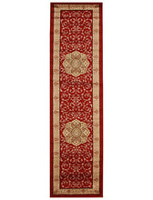 Load image into Gallery viewer, Istanbul Collection Medallion Classic Pattern Red Rug
