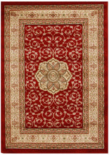 Load image into Gallery viewer, Istanbul Collection Medallion Classic Pattern Red Rug