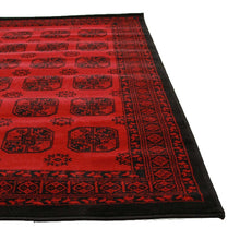 Load image into Gallery viewer, Istanbul Collection Classic Afghan Pattern Red Rug