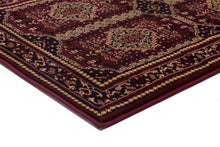 Load image into Gallery viewer, Istanbul Traditional Afghan Design Runner Rug Burgundy Red