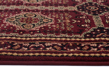 Load image into Gallery viewer, Istanbul Traditional Afghan Design Runner Rug Burgundy Red