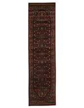 Load image into Gallery viewer, Istanbul Traditional Shiraz Design Runner Rug Burgundy Red