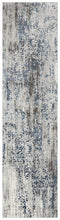 Load image into Gallery viewer, Kendra Casper Distressed Modern Rug Blue Grey White