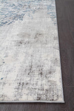Load image into Gallery viewer, Kendra Casper Distressed Modern Rug Blue Grey White
