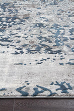 Load image into Gallery viewer, Kendra Casper Distressed Modern Rug Blue Grey White