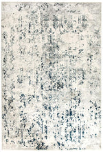 Load image into Gallery viewer, Kendra Farah Distressed Contemporary Rug White Blue Grey