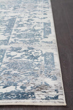 Load image into Gallery viewer, Kendra Yasmin Distressed Transitional Rug White Blue Grey
