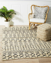 Load image into Gallery viewer, Kenya Elki Hand Woven Tribal Jute Rug