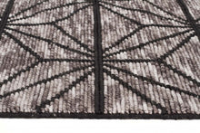 Load image into Gallery viewer, Miller Rhythm Motif Charcoal Rug