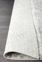 Load image into Gallery viewer, Mirage Zelda Silver Grey Runner Rug