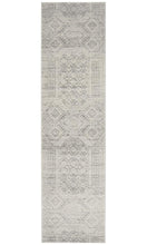 Load image into Gallery viewer, Mirage Zelda Silver Grey Runner Rug