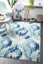 Load image into Gallery viewer, Mirage Lesley Whimsical Blue Rug