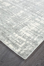 Load image into Gallery viewer, Mirage Ashley Abstract Modern Silver Grey Runner Rug