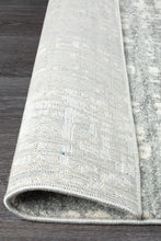 Load image into Gallery viewer, Mirage Ashley Abstract Modern Silver Grey Rug
