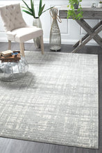 Load image into Gallery viewer, Mirage Ashley Abstract Modern Silver Grey Rug