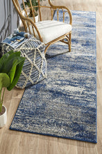 Load image into Gallery viewer, Mirage Casandra Dunescape Modern Blue Grey Runner Rug