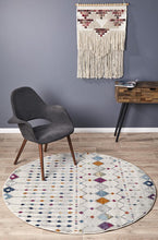 Load image into Gallery viewer, Mirage Peggy Tribal Morrocan Style Multi Round Rug