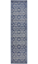 Load image into Gallery viewer, Mirage Gwyneth Stunning Transitional Navy Runner Rug