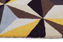 Load image into Gallery viewer, Matrix Pure Wool Blue Runner Rug