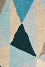 Load image into Gallery viewer, Matrix Pure Wool Turquoise Rug