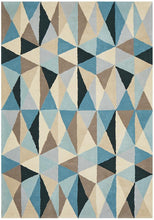 Load image into Gallery viewer, Matrix Pure Wool Turquoise Rug