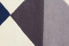 Load image into Gallery viewer, Matrix Pure Wool Steel Round Rug