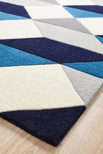 Load image into Gallery viewer, Matrix Pure Wool Steel Rug