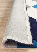 Load image into Gallery viewer, Matrix Pure Wool Steel Rug