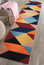 Load image into Gallery viewer, Matrix Pure Wool Sunset Runner Rug