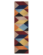 Load image into Gallery viewer, Matrix Pure Wool Sunset Runner Rug