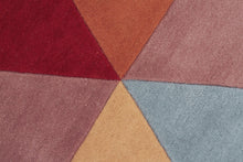 Load image into Gallery viewer, Matrix Pure Wool Multi Round Rug